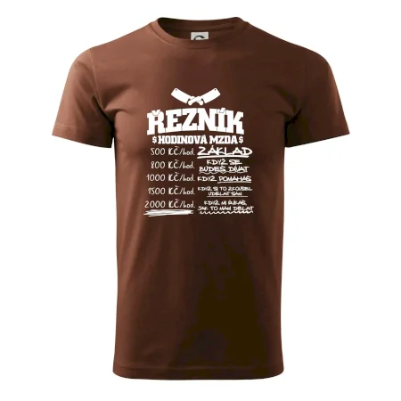 Hodinová mzda řezník