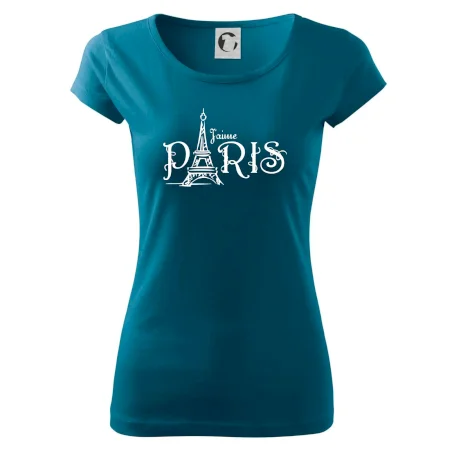 Paris nápis Eiffelovka rovný