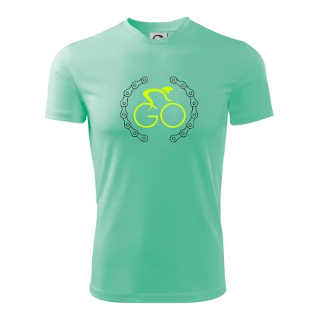 GO cyklista (fluo potisk)