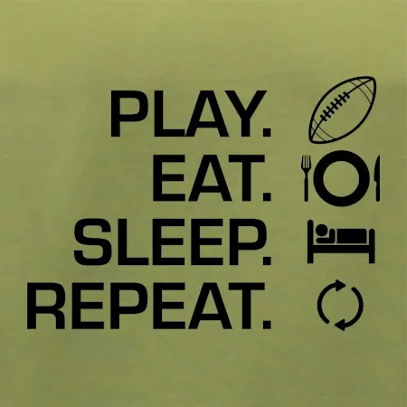 Play Eat Sleep Repeat americký fotbal