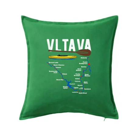 Mapa řeky Vltavy