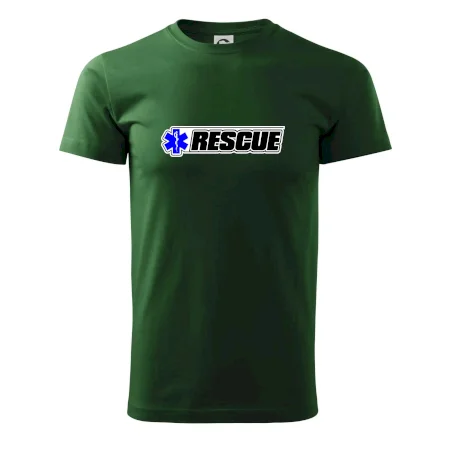 Záchranář rescue kříž modrý