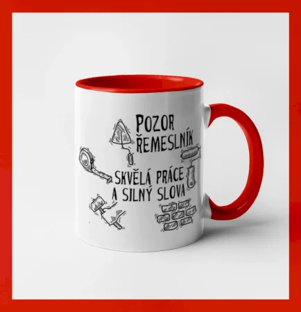 Pozor řemeslník skvělá práce silný slova