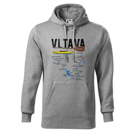 Mapa řeky Vltavy