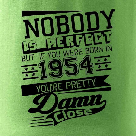 Nobody is perfect - 1954