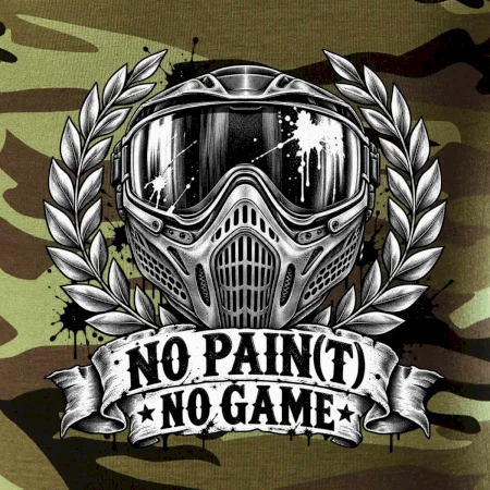 Motiv no paint no game s maskou