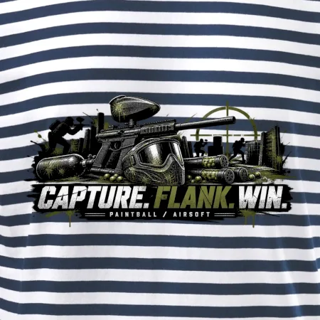 Taktika capture flank win paintball