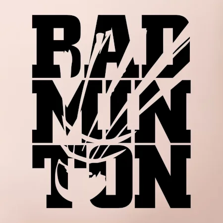 Badminton nápis