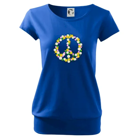 Peace symbol kopretiny