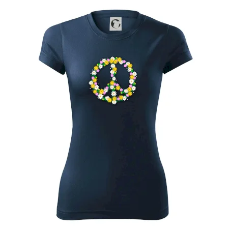 Peace symbol kopretiny