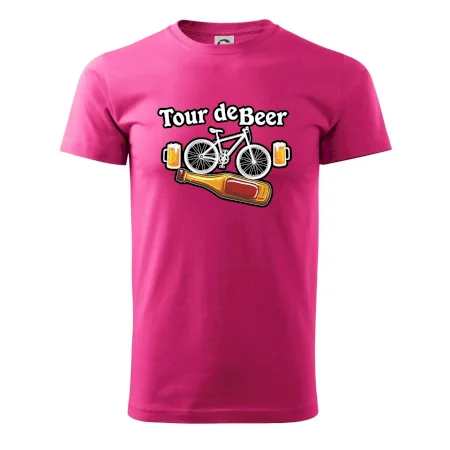 Tour de beer - kolo - pivo a nápis na zádech
