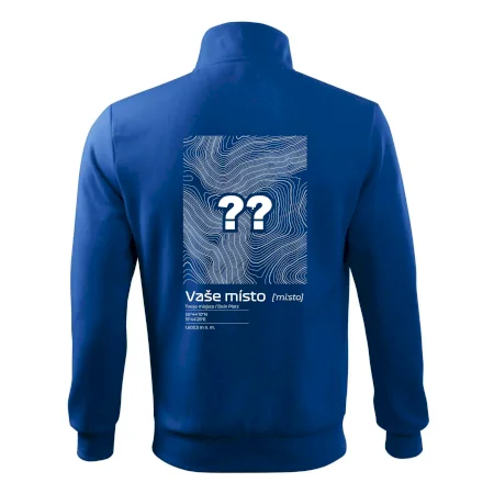Vaše místo - vrstevnice v obdélníku