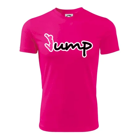 Jump - nápis a panáček
