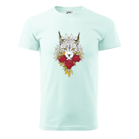 Rys s červenými růžemi  (Pecka design)