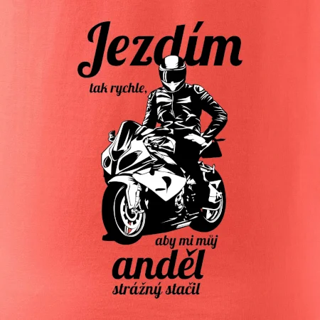 Silniční motorka - jezdím tak rychle, aby mi můj anděl strážný stačil