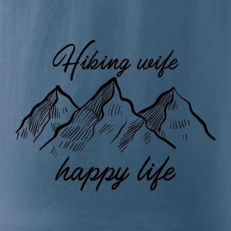 Hiking wife happy life