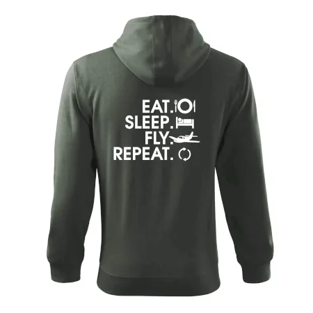 Eat sleep fly repeat