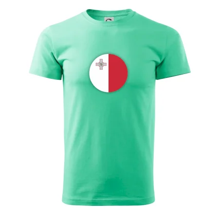 Vlajka Malta kulatá velká