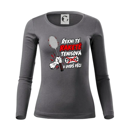 Badmintonová raketa není tenisová