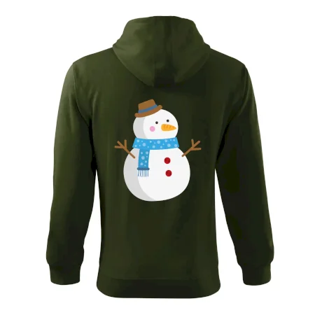 Sněhulák se šálou