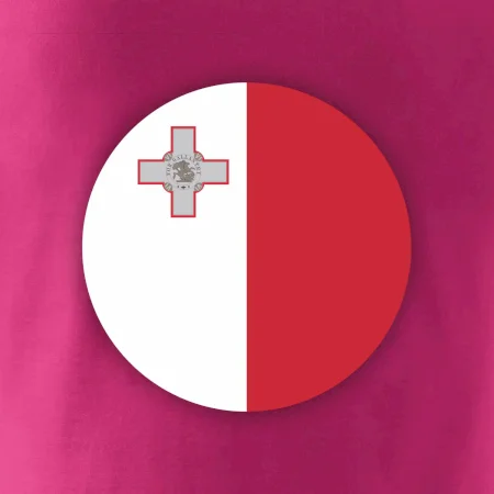 Vlajka Malta kulatá na prso