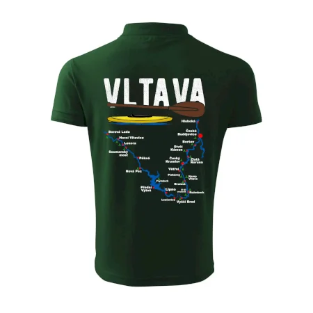 Mapa řeky Vltavy
