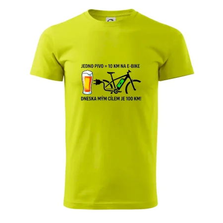 Jedno pivo = 10 km na E-bike. Dneska mým cílem je 100 km!