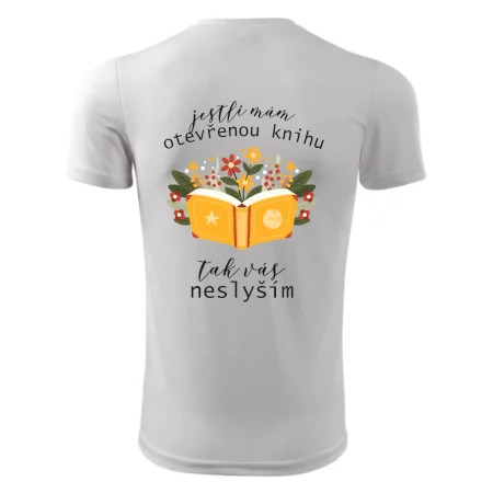 Jestli mám otevřenou knihu, tak vás neslyším