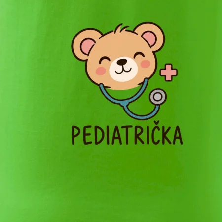 Pediatrička - minimalistický medvídek s křížkem