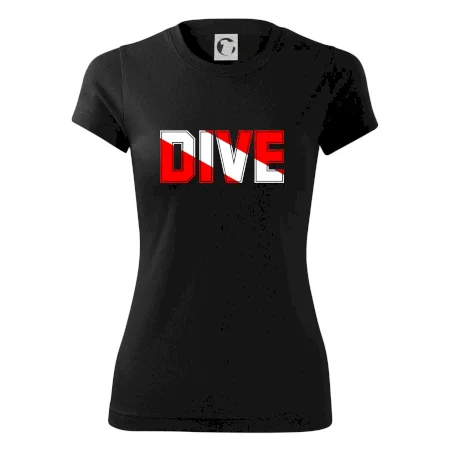 Dive nápis vlajka
