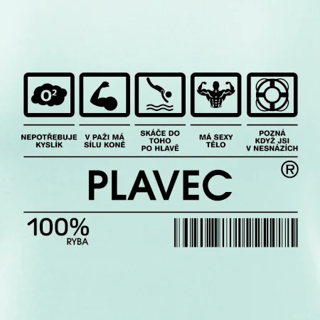 Čárový kód  - Plavec