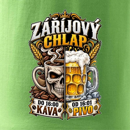 Záříjový chlap -  do 16 káva  od 16 pivo