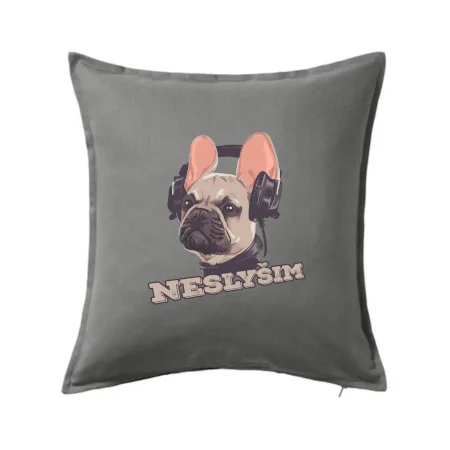 Francouzský buldoček neslyším