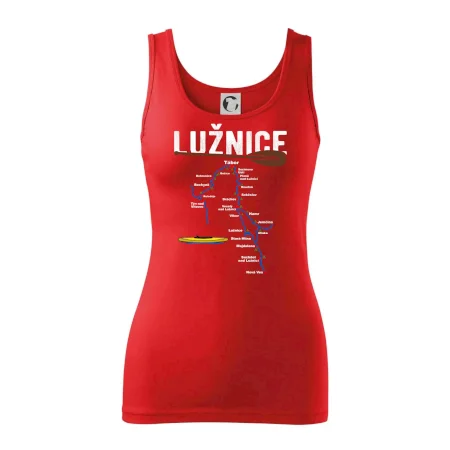 Mapa řeky Lužnice