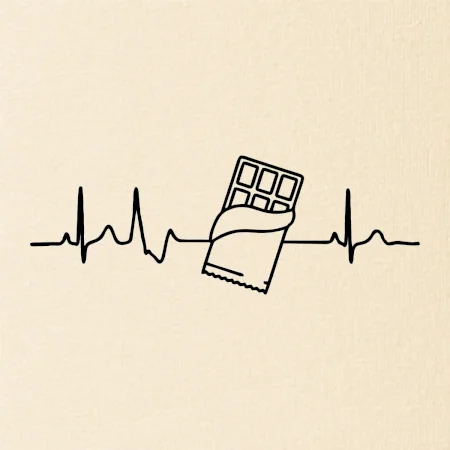 EKG čokoláda