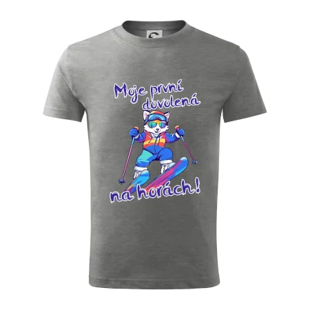 Moje první dovolená na horách modrá liška