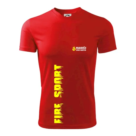 Hasiči (oheň,  Firesport, název sboru - vlastní nápis)