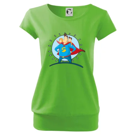 Táta superman - holka a kluk