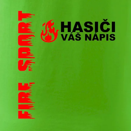 Hasiči (oheň,  Firesport, název sboru - vlastní nápis)