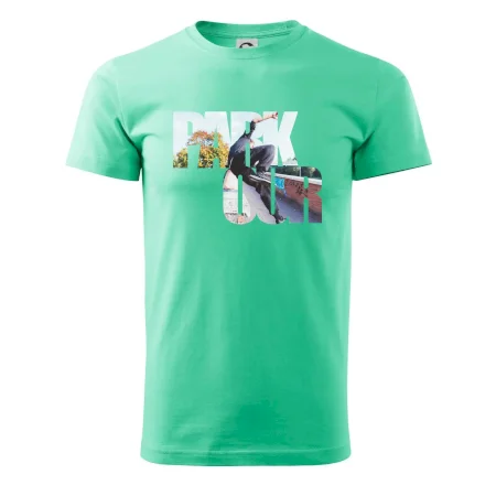 Parkour nápis ve městě