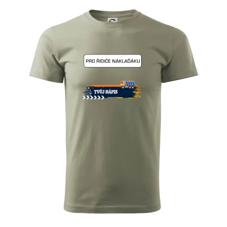 Stavba - vlastní nápis - náklaďák