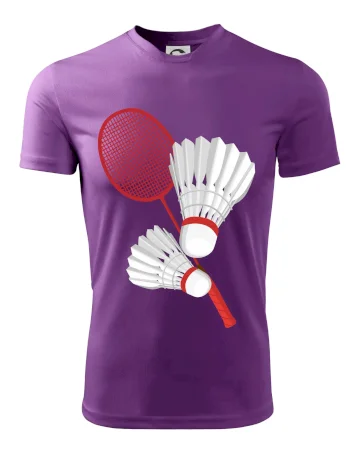 Badminton - pálka a košík