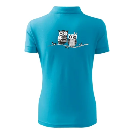Dvě sovy abstraktní