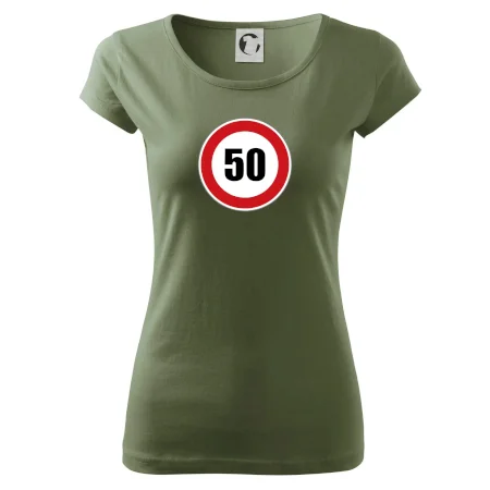 Dopravní značka - omezení rychlosti 50