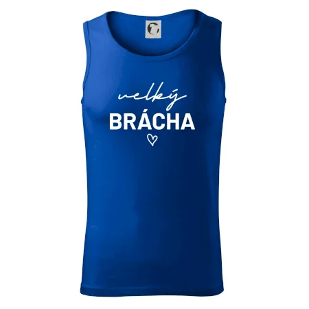 Velký brácha - nápis na prsou