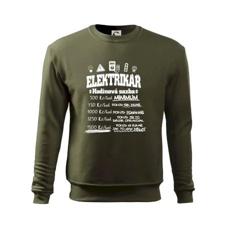 Elektrikář hodinová sazba