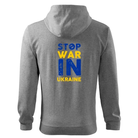 Barevný nápis Stop war in ukraine