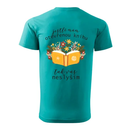 Jestli mám otevřenou knihu, tak vás neslyším