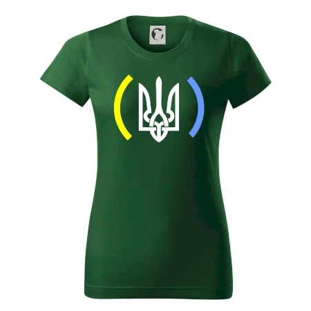 Ukrajina trojzubec s barvami