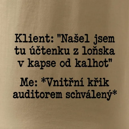 Klient a vnitřní auditorský křik